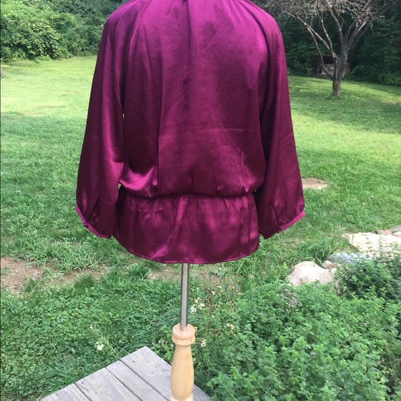 Burgundy Banana Republic Top - Picture 4 of 6